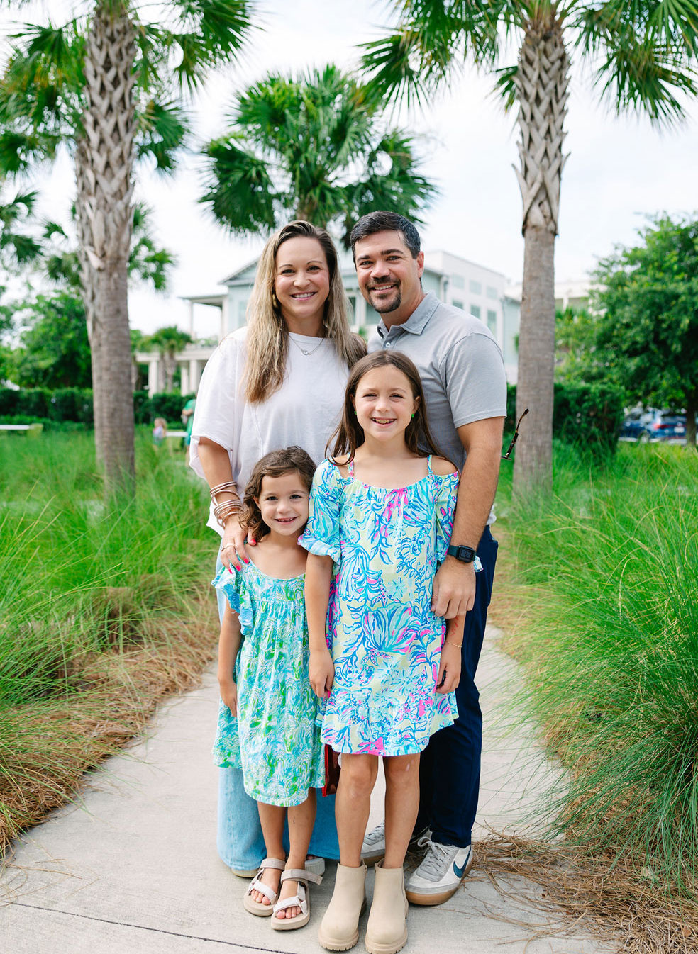 smiling family